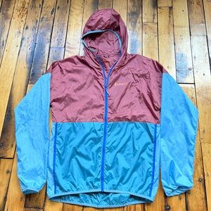 Cotopaxi Large Teca Windbreaker Unisex Colorblock Lightweight Outdoors Full Zip